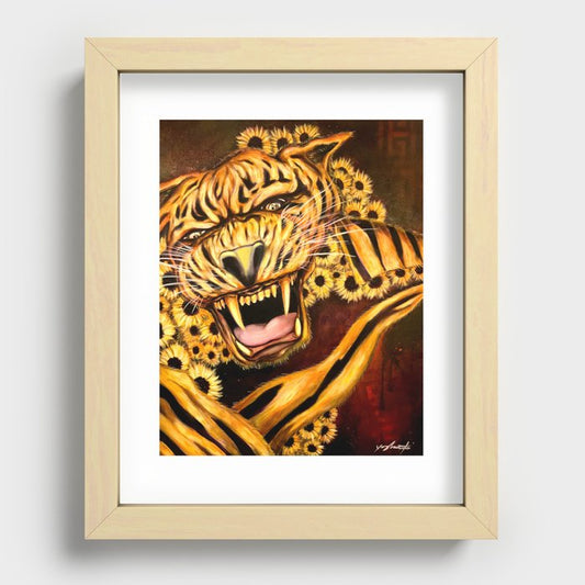 Panthera Tigris - Mixed Media Painting on Canvas